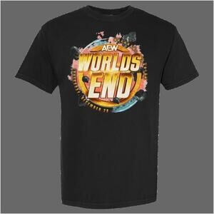 AEW Worlds End 2024 Wrestling Event Merch Graphic T-Shirt